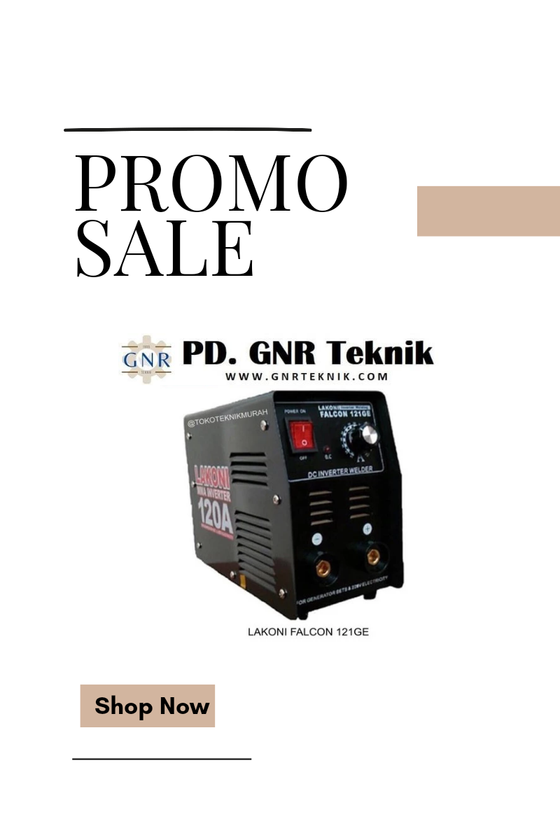 Lakoni Falcon Mesin Las 121 GE Trafo Inverter Welder 900 Watt