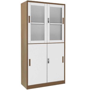 FILE CABINET SLIDING-40X90X185CM 4 DOORS