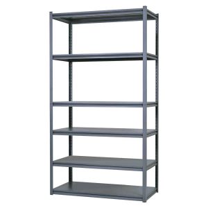 SHELVING STEEL 6 SHELV 120X60X220CM GREY
