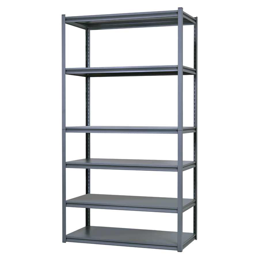 SHELVING STEEL 6 SHELV 120X60X220CM GREY Krisbow Rak Besi SHELVING STEEL 6 SHELV