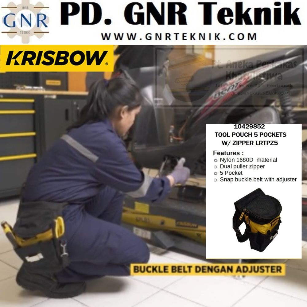 Krisbow Tas Perkakas Tool Pounch