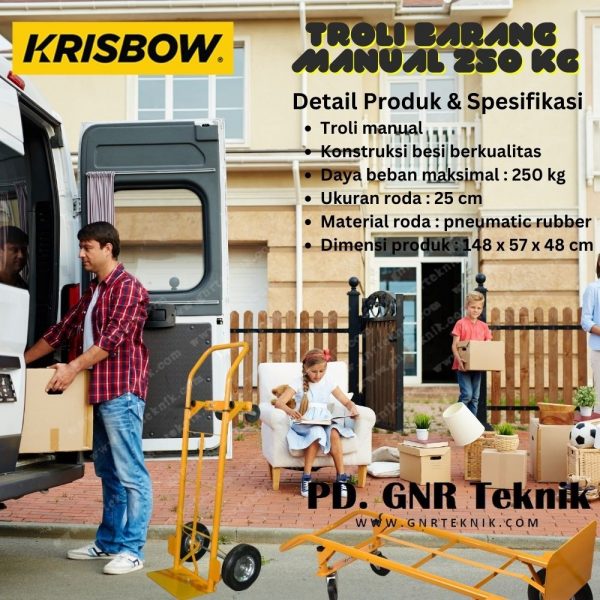 HAND TROLLEY 250KG SOLID TYRE