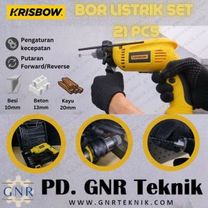 Krisbow 10-20 Mm Set 21 Pcs Bor Listrik