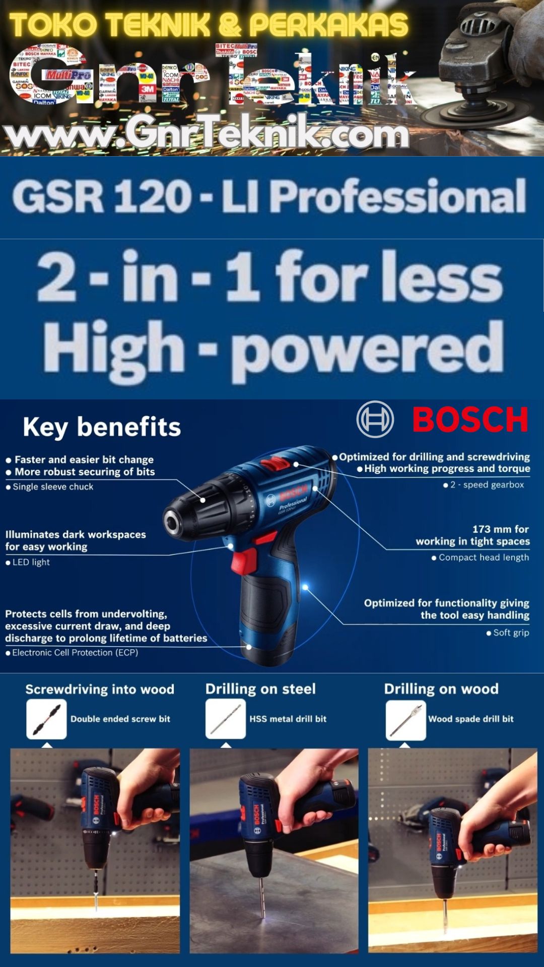 Bosch GSR 120 Li